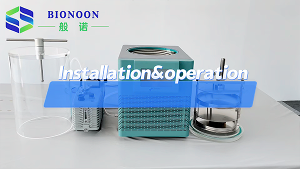 【9】Installation&Operation of Gland multi-manifold Vacuum freeze dryer 【BIONOON-16D】